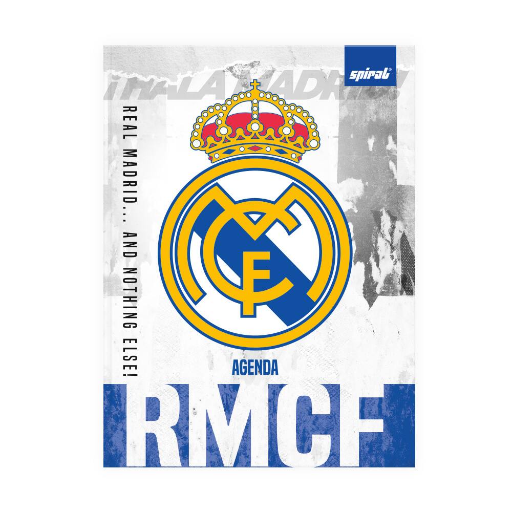 Agenda escolar permanente, Real Madrid, 114 folhas, 2759446, Spiral Rea - PT 1 UN Agenda escolar permanente, Real Madrid, 114 folhas, 2759446, Spiral Rea - PT 1 UN