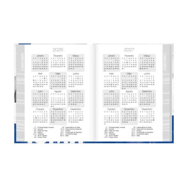 Agenda escolar permanente, Real Madrid, 114 folhas, 2759446, Spiral Rea - PT 1 UN Agenda escolar permanente, Real Madrid, 114 folhas, 2759446, Spiral Rea - PT 1 UN