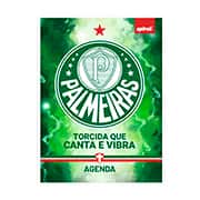 Agenda escolar permanente, Palmeiras F.C, 114 folhas, 2759453, Spiral Pal - PT 1 UN