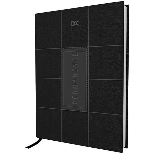 Agenda Permanente Preta, 388 páginas, 134mm x 190mm, 4112, DAC - PT 1 UN Agenda Permanente Preta, 388 páginas, 134mm x 190mm, 4112, DAC - PT 1 UN