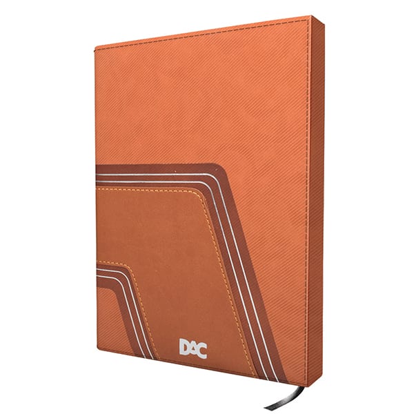 Agenda Permanente Marrom, 388 páginas, 134mm x 190mm, 4547, DAC - PT 1 UN