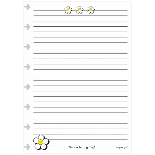 Refil para Caderno de Discos P, 50 Folhas, Vibes Florido, 5558, Abyara - PT 1 UN Refil para Caderno de Discos P, 50 Folhas, Vibes Florido, 5558, Abyara - PT 1 UN