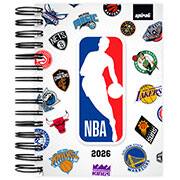 Agenda diária 2026, NBA, 176 folhas, 2635419, Spiral Nba - PT 1 UN Agenda diária 2026, NBA, 176 folhas, 2635419, Spiral Nba - PT 1 UN