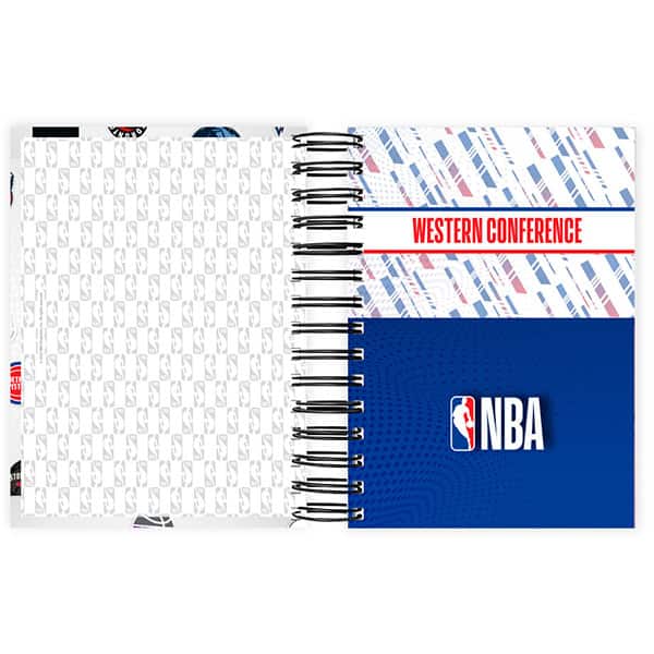 Agenda diária 2026, NBA, 176 folhas, 2635419, Spiral Nba - PT 1 UN
