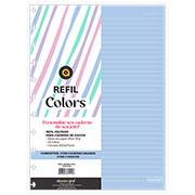 Refil para caderno de discos G, 50 folhas pautadas, Azul, 4018, Abyara - PT 1 UN