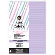 Refil para caderno de discos P, 50 folhas pautadas, Lilás, 4070, Abyara - PT 1 UN Refil para caderno de discos P, 50 folhas pautadas, Lilás, 4070, Abyara - PT 1 UN