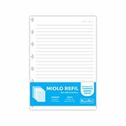 Refil para caderno de discos P, 50 folhas pautadas, 3127, Abyara - PT 50 FL