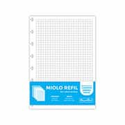 Refil para caderno de discos P, 50 folhas quadriculadas, 3141, Abyara - PT 50 FL