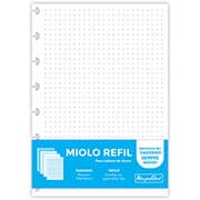 Refil para caderno de discos P, 50 folhas pontilhadas, 3158, Abyara - PT 50 FL