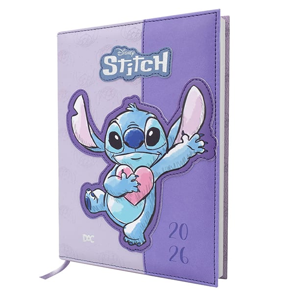 Agenda diária 2026 Stitch, A5, 5375, DAC - PT 1 UN