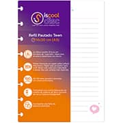 Refil para caderno de discos P, 100 folhas pautadas, Teen, RFCD1X1CL-100-001, Iscool - PT 100 FL Refil para caderno de discos P, 100 folhas pautadas, Teen, RFCD1X1CL-100-001, Iscool - PT 100 FL