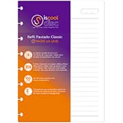 Refil para caderno de discos P, 100 folhas pautadas, Classic, RFCD4X4TN-100-001, Iscool - PT 100 FL Refil para caderno de discos P, 100 folhas pautadas, Classic, RFCD4X4TN-100-001, Iscool - PT 100 FL