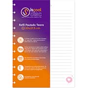Refil para caderno de discos G, 100 folhas pautadas, Teen, RFCD1X1-3CL-100-001, Iscool - PT 100 FL Refil para caderno de discos G, 100 folhas pautadas, Teen, RFCD1X1-3CL-100-001, Iscool - PT 100 FL
