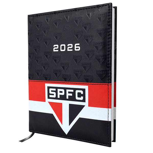 Agenda diária mini São Paulo FC 2026 5309 Dac PT 1 UN