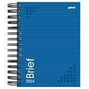 Agenda Diária 2024 Brief Azul Spiral - PT 1 UN Agenda Diária 2024 Brief Azul Spiral - PT 1 UN