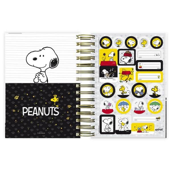 Agenda Diária, Snoopy, 2024, 176 Folhas, 2489601, Spiral Sno - PT 1 UN ...