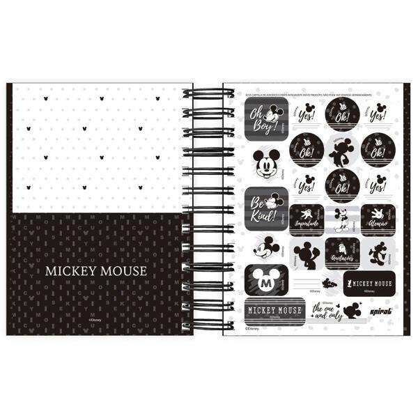 Agenda Diária Mini 2024 Disney Mickey PP Spiral - PT 1 UN