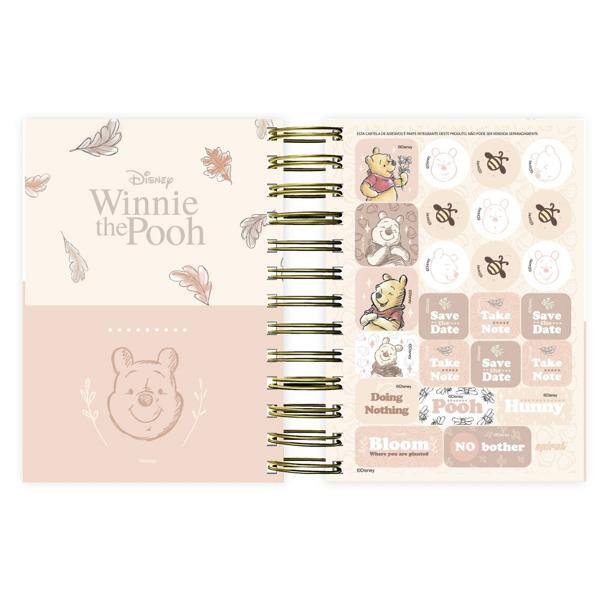 Agenda Diária Mini 2024 Disney Pooh Spiral - PT 1 UN