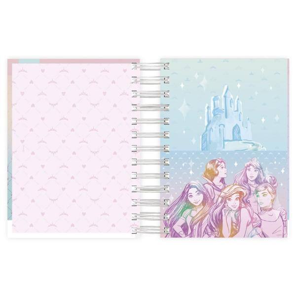 Agenda Diária Mini 2024 Disney Princesas Spiral - PT 1 UN - Suprimentos ...