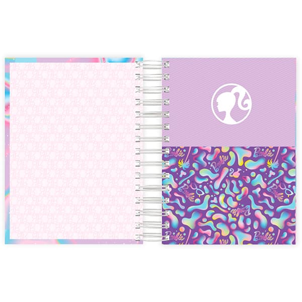 Agenda Diária 2025 Barbie, 176 folhas, 2514582, Spiral Brb - PT 1 UN