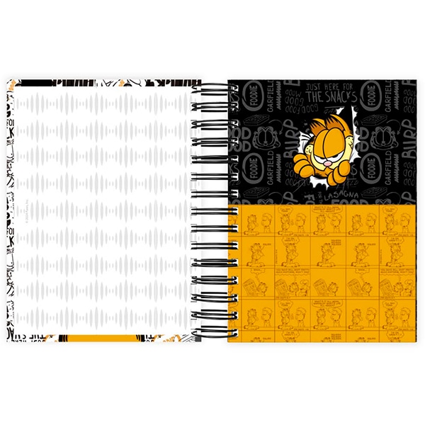 Agenda Diária 2025 Garfield, 176 folhas, 2512328, Spiral Gar - PT 1 UN