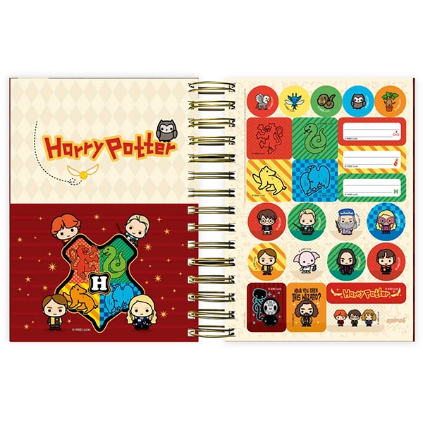 Agenda Diária 2025 Harry Potter Charms, 176 folhas, 2512335, Spiral Hpc - PT 1 UN