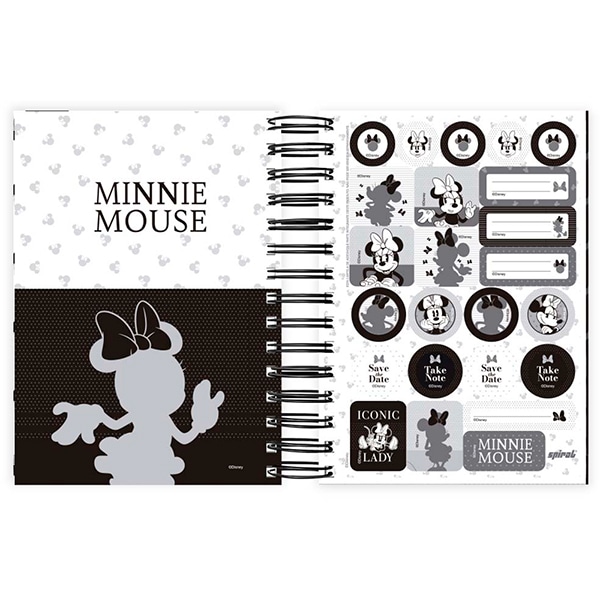 Agenda Diária 2025 Minnie PB, 176 folhas, 2514629, Spiral Mip - PT 1 UN