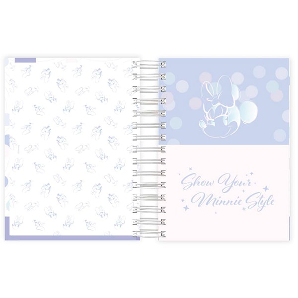 Agenda Diária 2025 Minnie Disney Style 176 Folhas Spiral - PT 1 UN