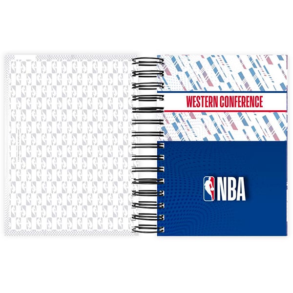 Agenda Diária 2025 NBA, 176 folhas, 2512380, Spiral Nba - PT 1 UN