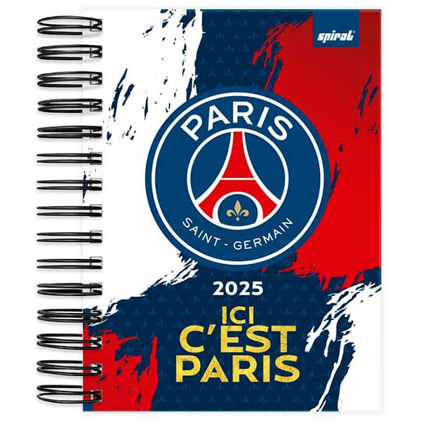 Agenda Diária 2025 PSG, 176 folhas, 2512816, Spiral Psg - PT 1 UN