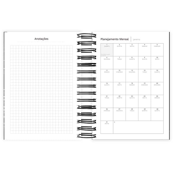 Agenda Diária 2025 Rick e Morty, 176 folhas, 2512823, Spiral Rem - PT 1 UN