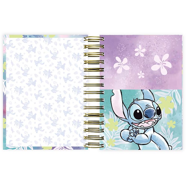 Agenda Diária 2025 Stitch Disney 176 Folhas Spiral - PT 1 UN