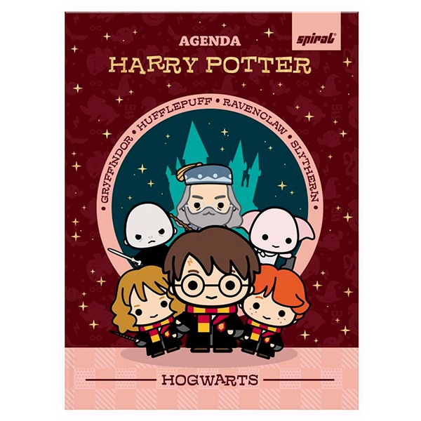 Agenda Permanente Harry Potter, 114 folhas, 2514902, Spiral Hpc - PT 1 UN