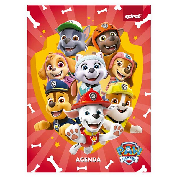 Agenda Permanente Patrulha Canina, 114 folhas, 2514940, Spiral Ptc - PT 1 UN