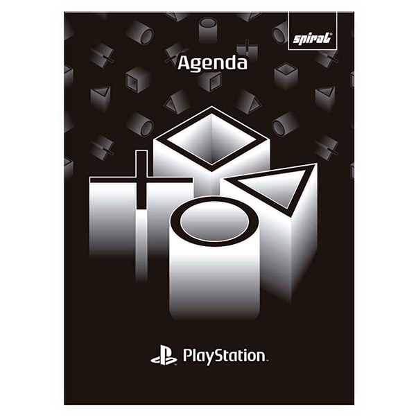 Agenda permanente, Playstation, 114 folhas, 2512298, Spiral Ps - PT 1 UN