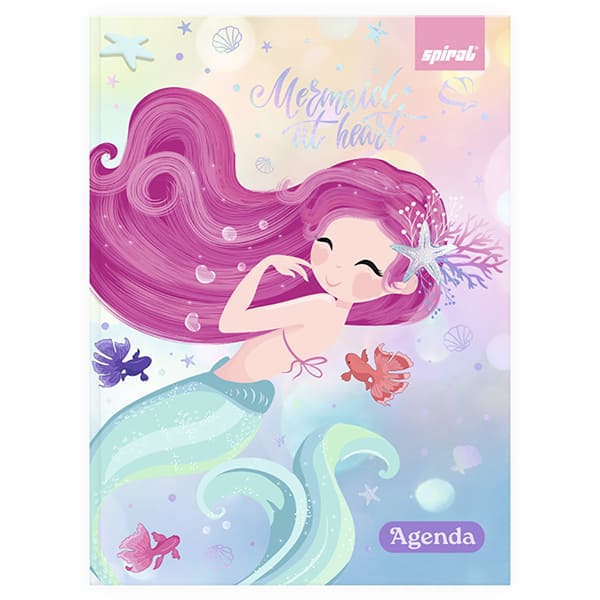 Agenda permanente Sereia 2635167 Spiral Ten PT 1 UN