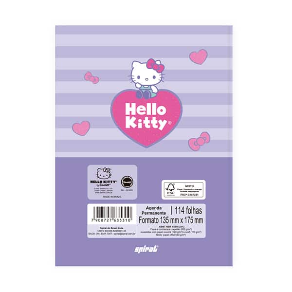 Agenda permanente Hello Kitty 2635310 Spiral Hki PT 1 UN
