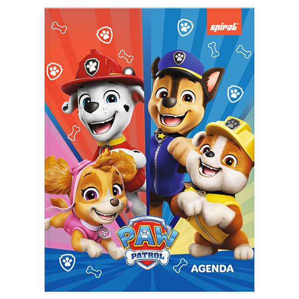 Agenda permanente Patrulha Canina 2635556 Spiral Ptc PT 1 UN