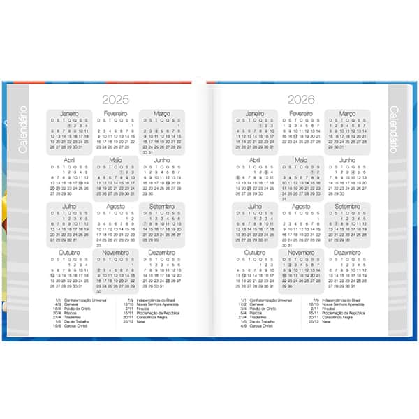 Agenda permanente Patrulha Canina 2635556 Spiral Ptc PT 1 UN