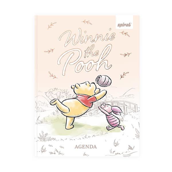 Agenda permanente, Pooh, 114 folhas, 2635570, Spiral Pooh - PT 1 UN