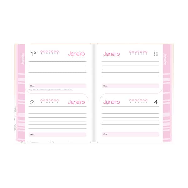 Agenda permanente, Pooh, 114 folhas, 2635570, Spiral Pooh - PT 1 UN