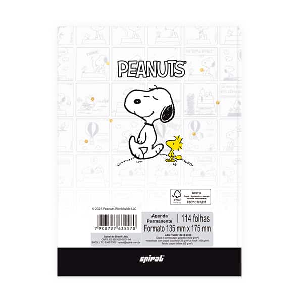 Agenda permanente Snoopy 2635570 Spiral Sno PT 1 UN
