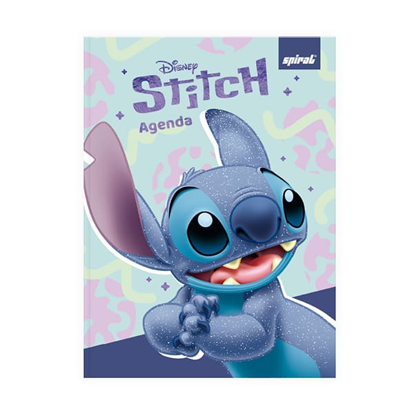 Agenda permanente, Stitch, 114 folhas, 2635587, Spiral Ds - PT 1 UN