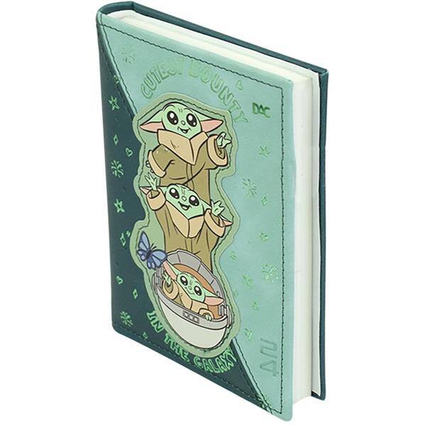 Agenda diária mini A6, Baby Yoda, 336 páginas, 4132, DAC - PT 1 UN Agenda diária mini A6, Baby Yoda, 336 páginas, 4132, DAC - PT 1 UN