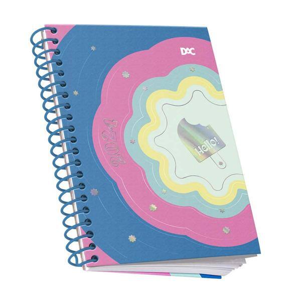 Agenda diária A5, Hello, 337 páginas, 4138, DAC - PT 1 UN