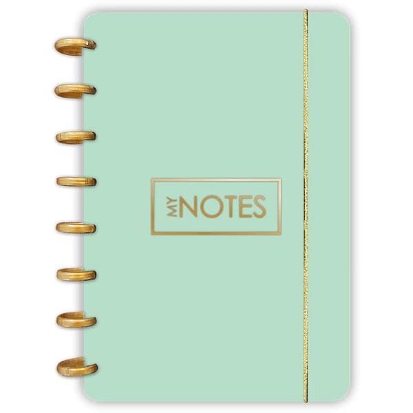 Caderno de Disco P, Verde, 80 folhas, 213mm x 145mm, 3363, Abyara - PT 1 UN