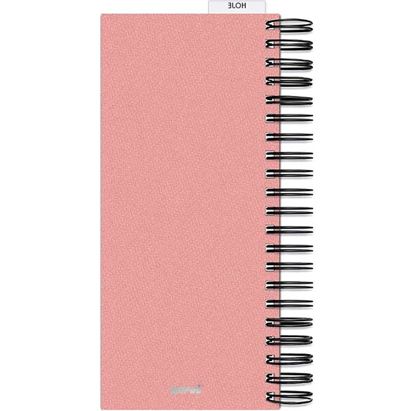 Agenda Comercial 2025, Brief Executive, Rosa, 119mm x 275mm, 194 folhas, 2511239, Spiral Brf Ex - PT 1 UN