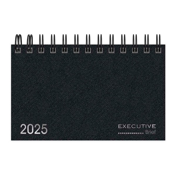 Agenda de bolso 2025, Preta, 2511284, Spiral Brief Executive - PT 1 UN