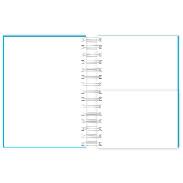 Agenda diária 2025, Lumi Azul, 176 folhas, 2514445, Spiral Lumi - PT 1 UN