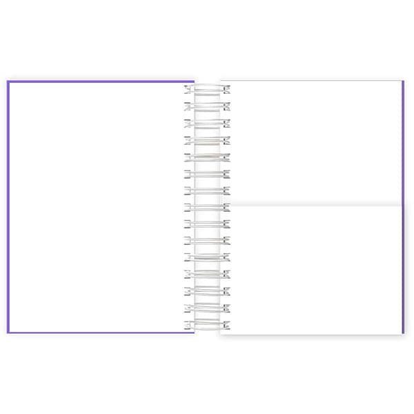 Agenda diária 2025, Lumi Lilás, 176 folhas, 2514469, Spiral Lumi - PT 1 UN